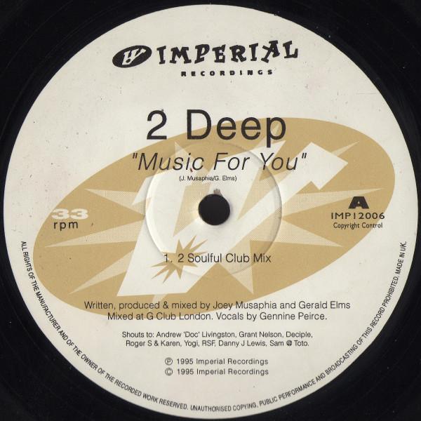 2 Deep (2) - Music For You