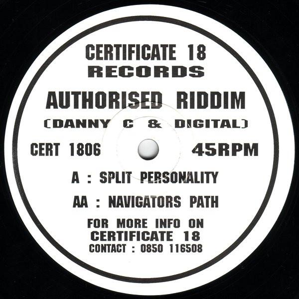Authorised Riddim - Split Personality / Navigators Path