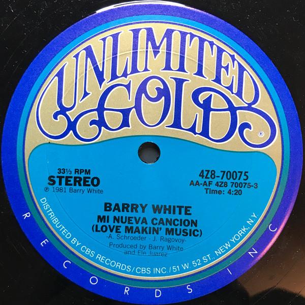 Barry White - Mi Nueva Cancion (Love Makin' Music) / Ella Es Todo Para Mi (She's Everything To Me)
