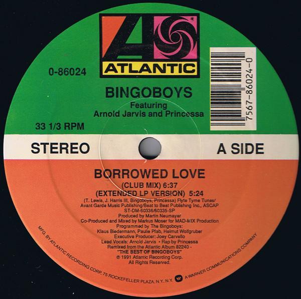 Bingoboys, Arnold Jarvis, Princessa  - Borrowed Love