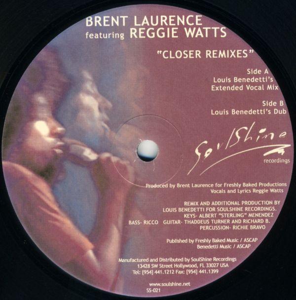Brent Laurence, Reggie Watts - Closer (Remixes)