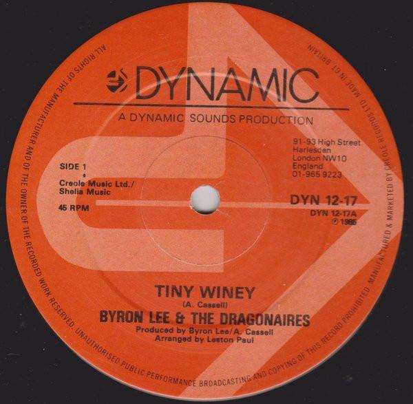Byron Lee And The Dragonaires - Tiny Winey