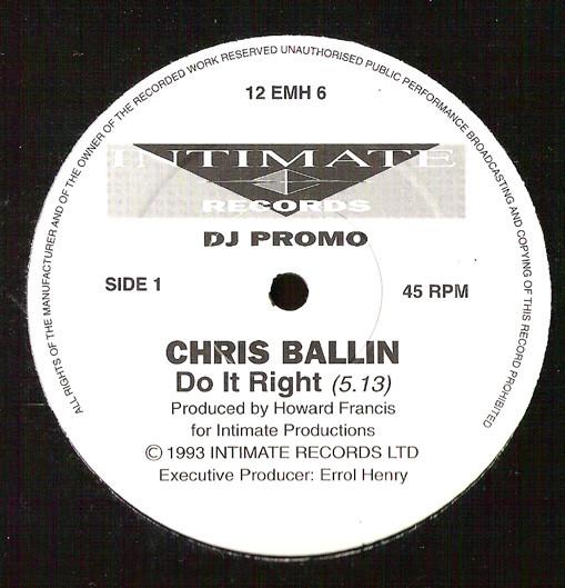 Chris Ballin - Do It Right