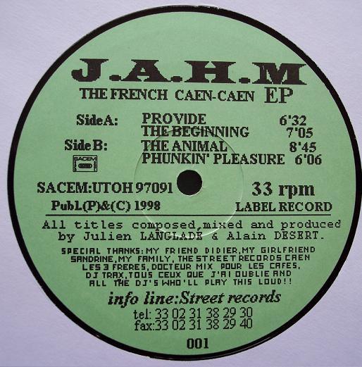 J.A.H.M. - The French Caen-Caen EP