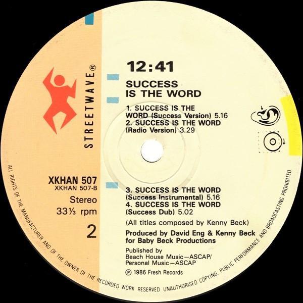 Just-Ice, 12:41 - Put That Record Back On / Success Is The Word