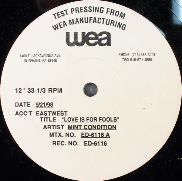 Mint Condition, Envyi, Mista - Love Is For Fools / Crazy Love / All About You