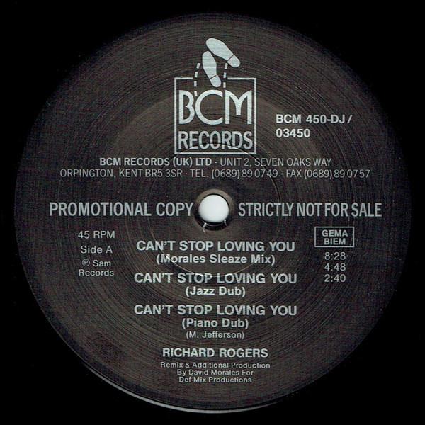 Richard Rogers - Can't Stop Loving You