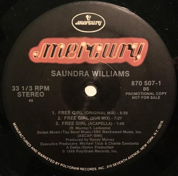 Saundra Williams - Free Girl