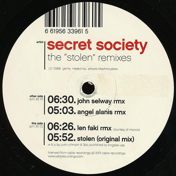 Secret Society  - The Stolen Remixes