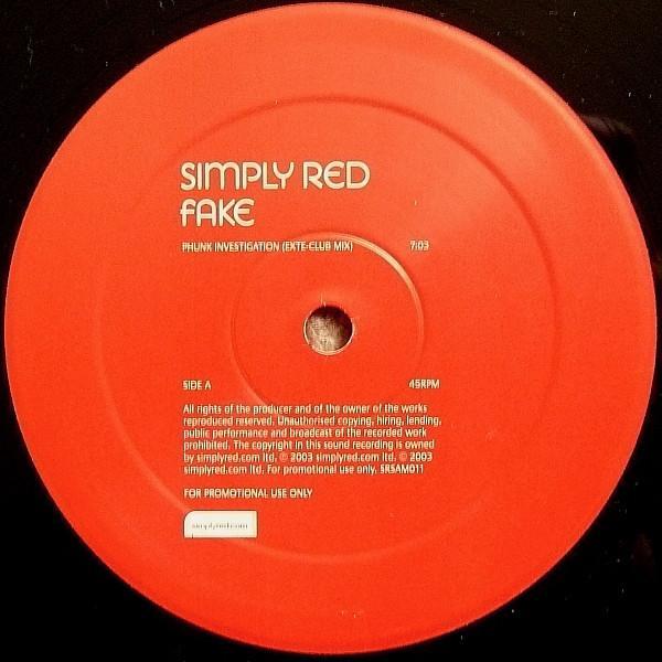 Simply Red - Fake (Phunk Investigation Mixes)