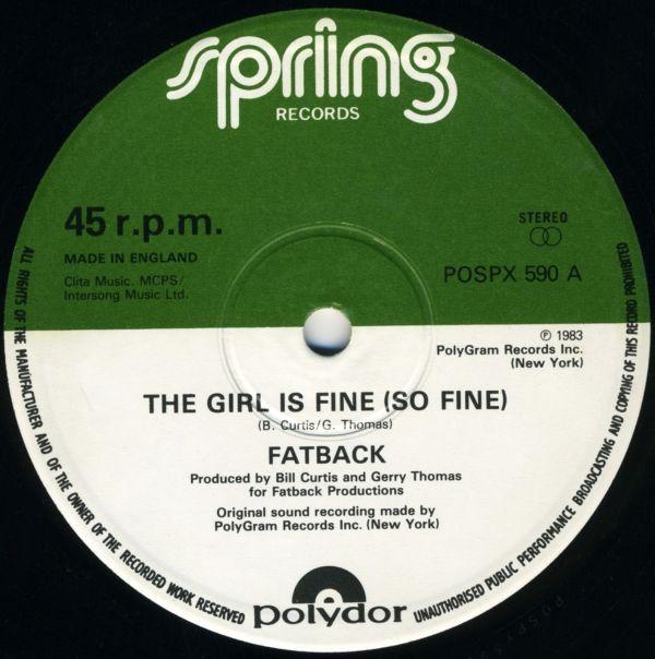 The Fatback Band - The Girl Is Fine (So Fine)