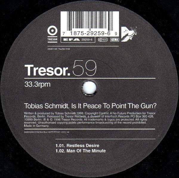 Tobias Schmidt - Is It Peace To Point The Gun?